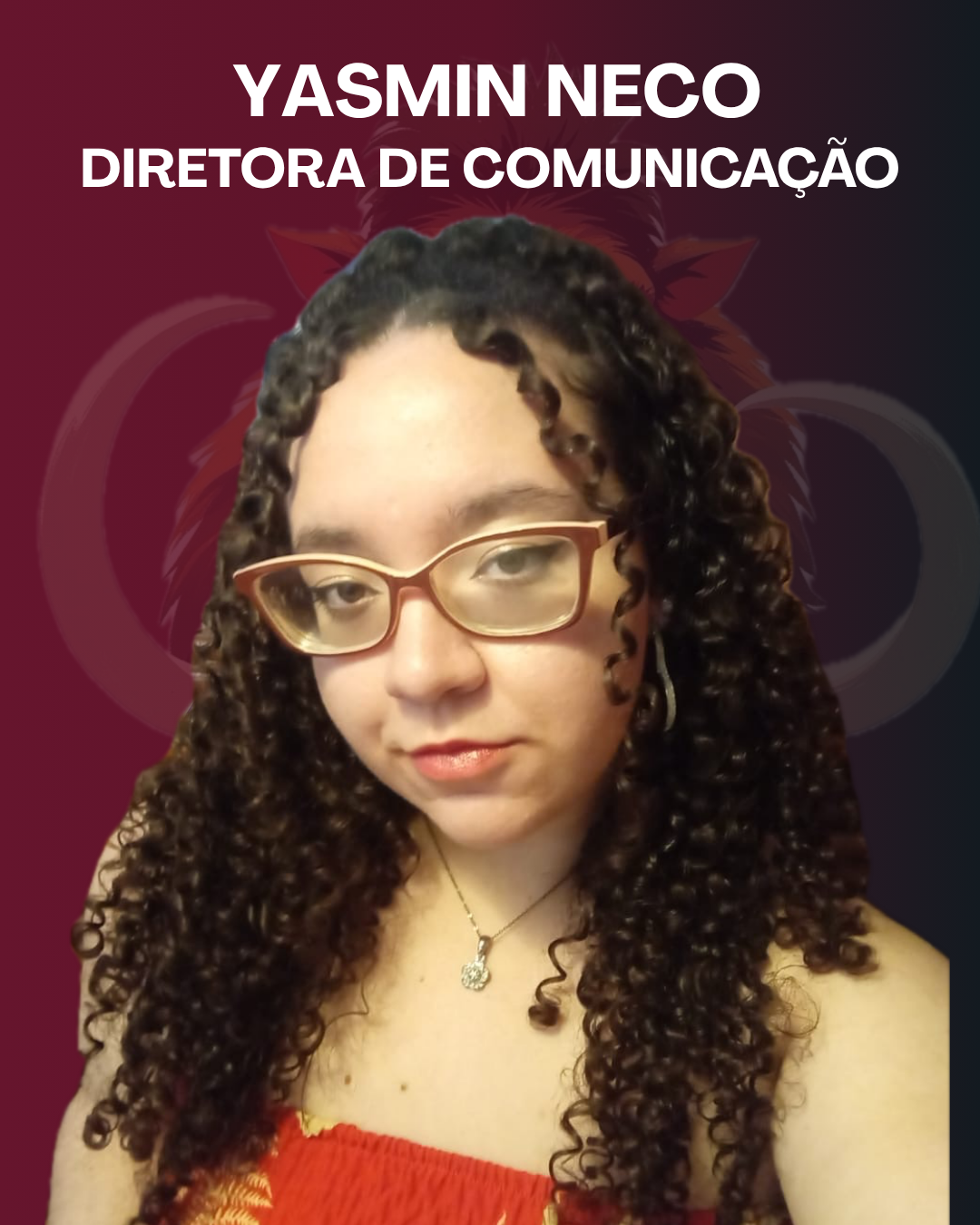Foto do Diretor de Comunicação da Atlética