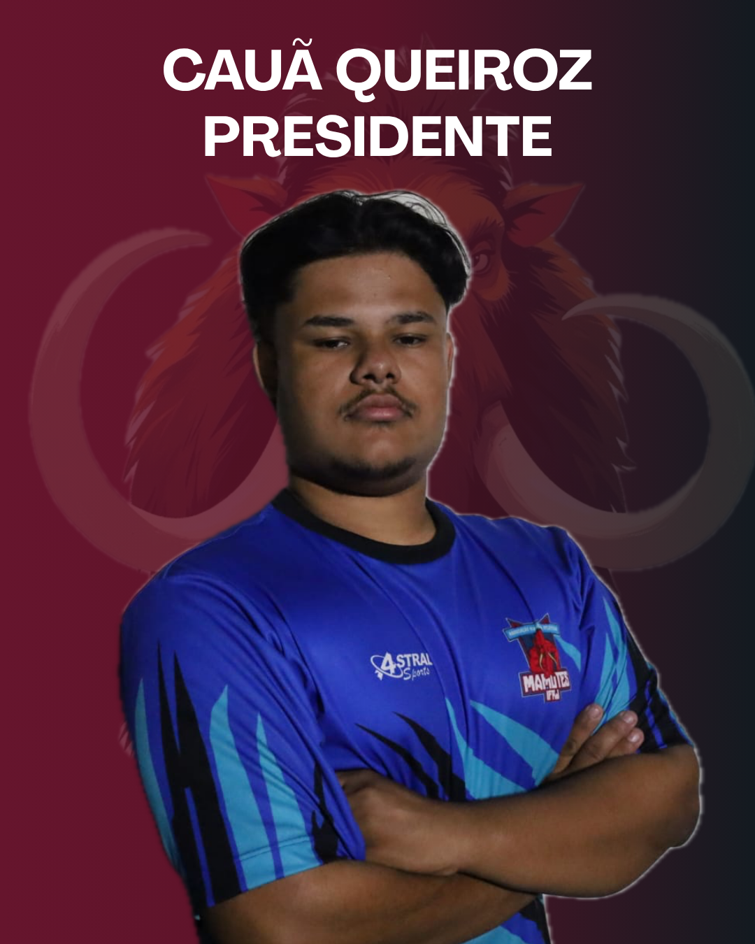 Foto do Presidente da Atlética