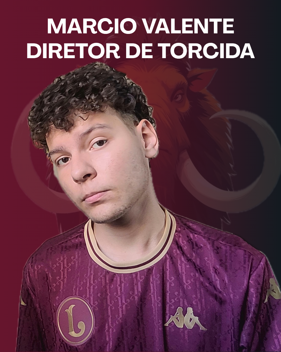 Foto do Diretor de Torcida da Atlética